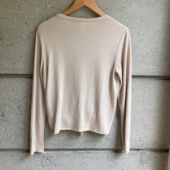 H&M Knot Tie Front Lightweight Sweater - Picture 4 of 6